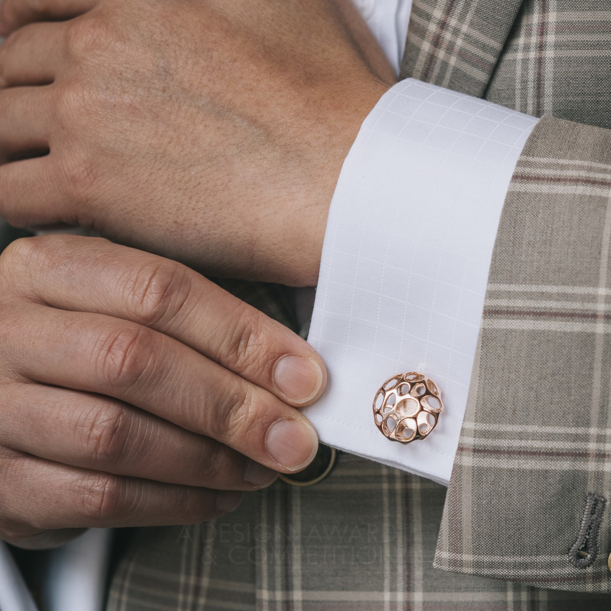 Coral Cufflinks by Andrea Ragazzo Silver Jewelry Design Award Winner 2020 