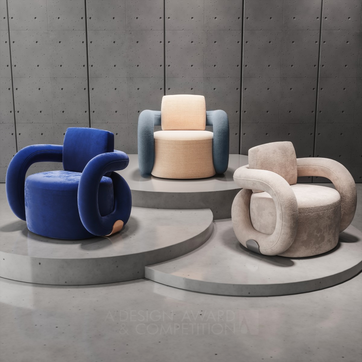 Infinity Armchair by Natalia Komarova Golden Furniture Design Award Winner 2020 