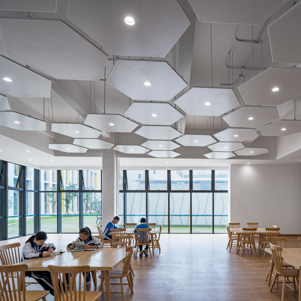 Shenzhen Longyuan School by Kevin Hu and Zhong Qiao Silver Interior Space and Exhibition Design Award Winner 2020 