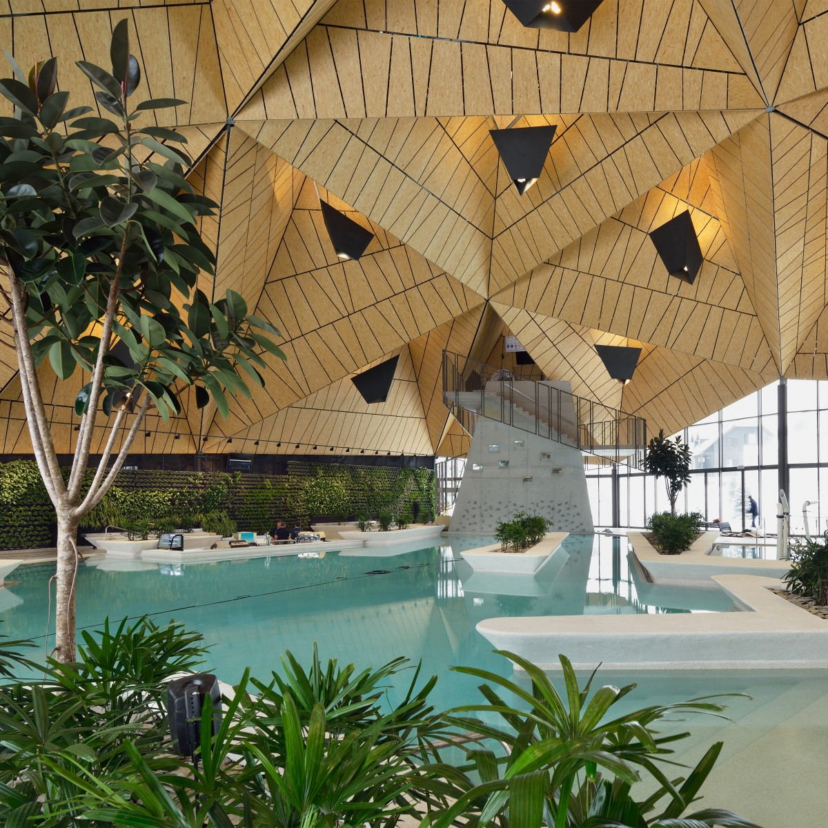 Termalija Family Wellness Swimming Pools by Enota Golden Architecture, Building and Structure Design Award Winner 2020 