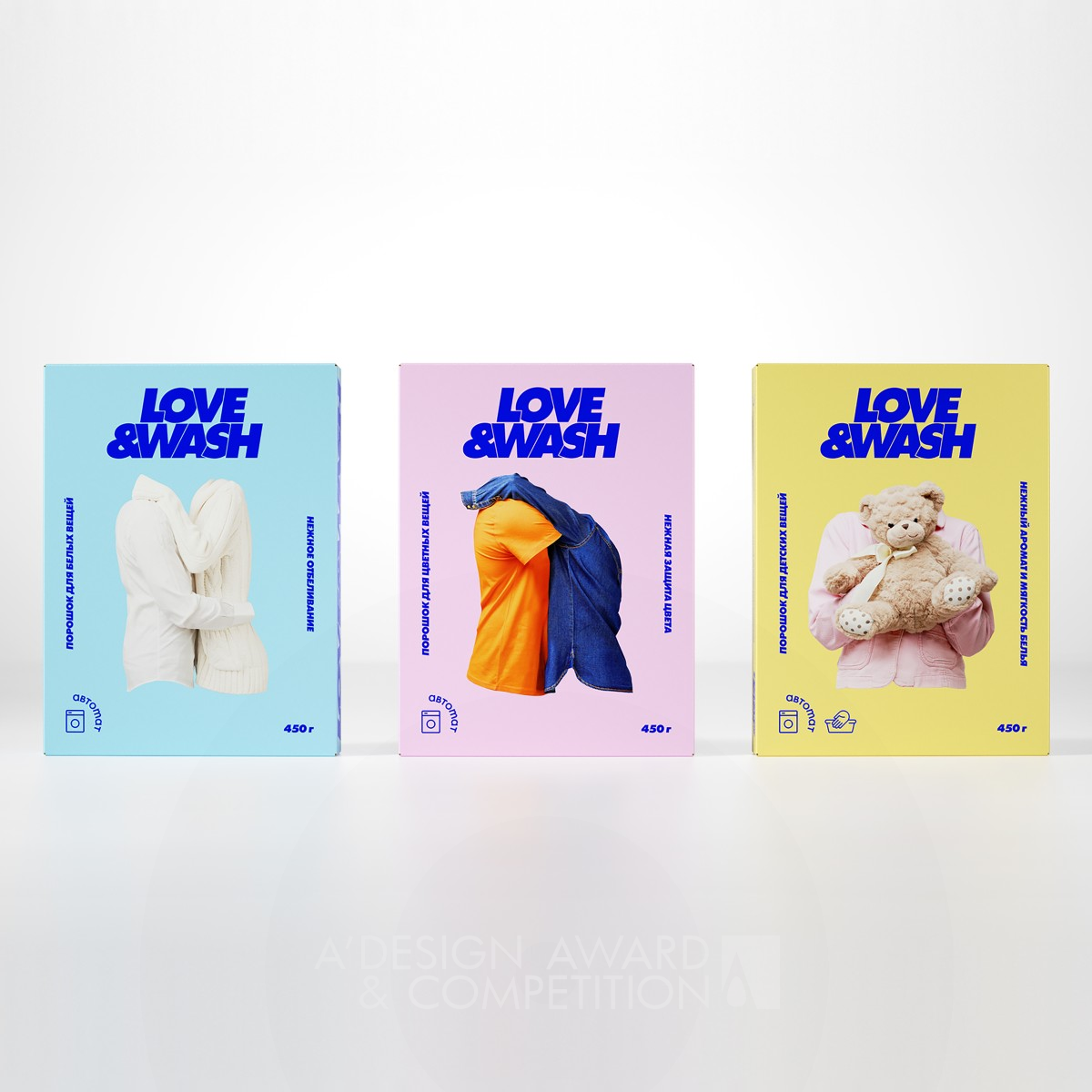 Love&wash Packing by Alexander Cherkasov Silver Packaging Design Award Winner 2020 