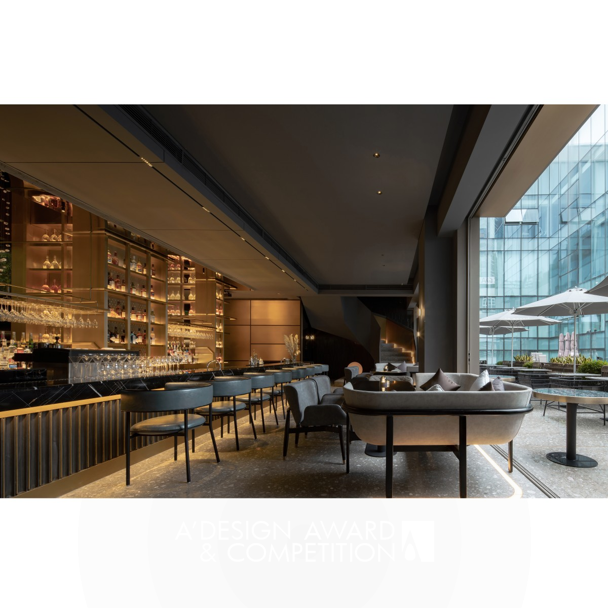 La Goccia Restaurant and Bar by Hong Wang Golden Interior Space and Exhibition Design Award Winner 2020 