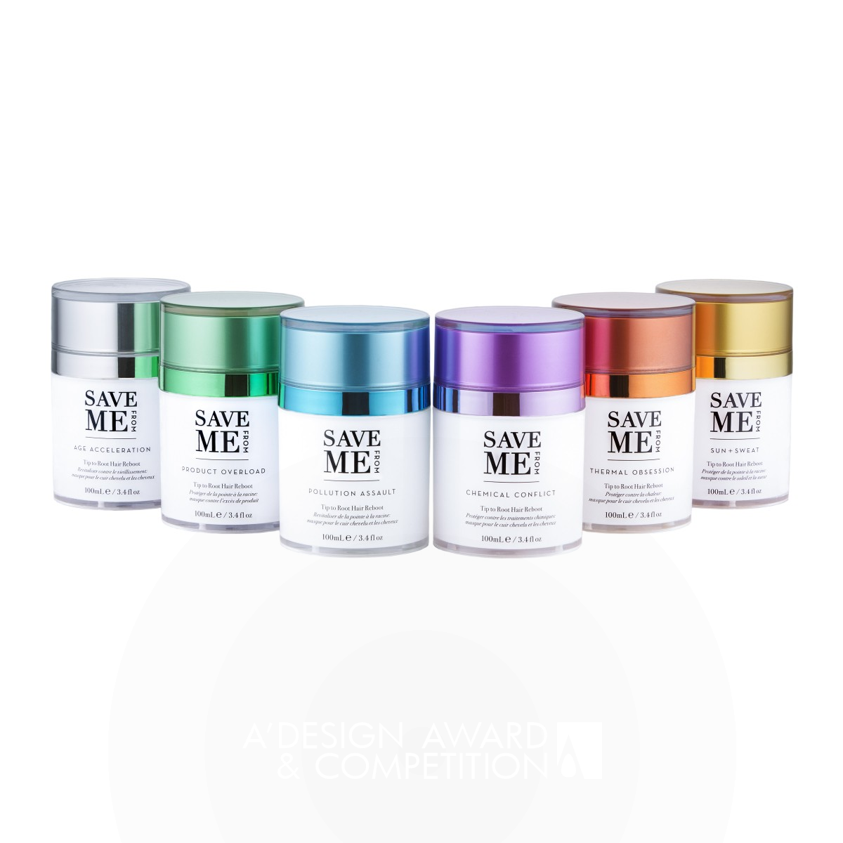 Save Me From Targeted Haircare Masks by MSLK Golden Packaging Design Award Winner 2020 