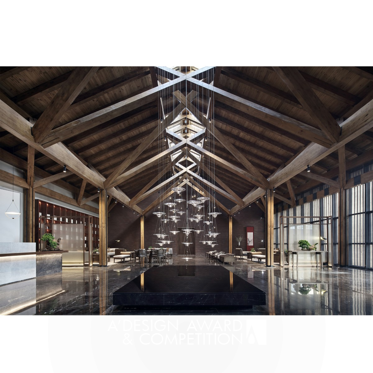 Xi’an Legend Chanba Willow Shores Sales Center by Hcd Impress Golden Interior Space and Exhibition Design Award Winner 2020 