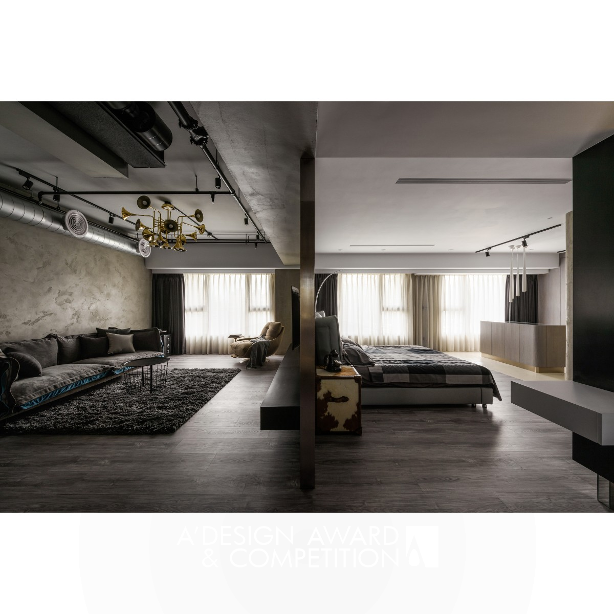 The Name of Sewing Residential Apartment by Hsuan-Ta Chiu Bronze Interior Space and Exhibition Design Award Winner 2020 