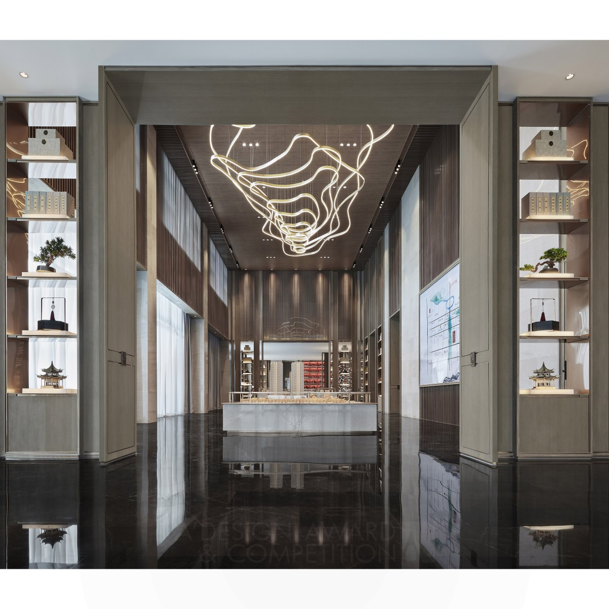 Shuimolanting Sales Center by Zhoumin Wei Golden Interior Space and Exhibition Design Award Winner 2020 