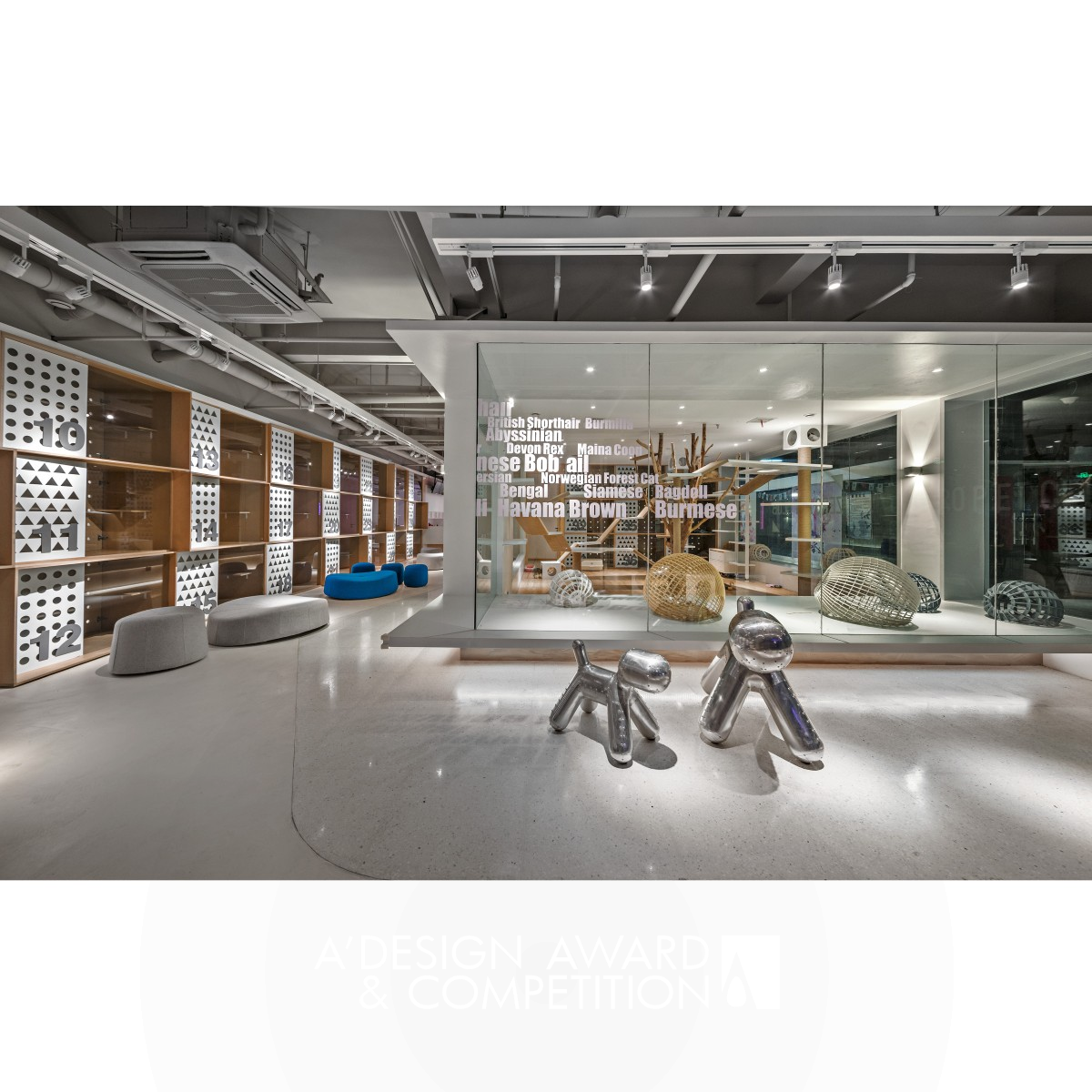 Zero Pet Club by Yijie Chen Silver Interior Space and Exhibition Design Award Winner 2020 