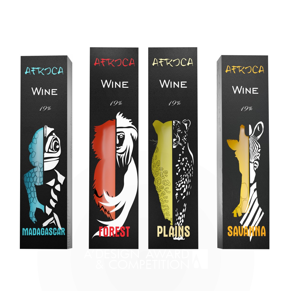 Wine Africa Limited Edition by Oksana Kashkovskaya Bronze Packaging Design Award Winner 2020 