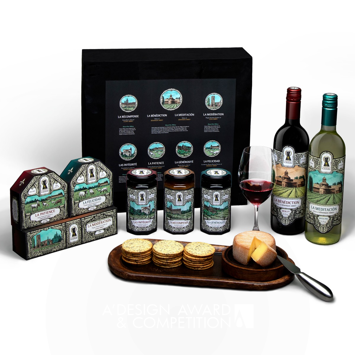 Saintly Flavours Gourmet Food Gift Set by Jeremy Bonggu Kang Silver Packaging Design Award Winner 2020 