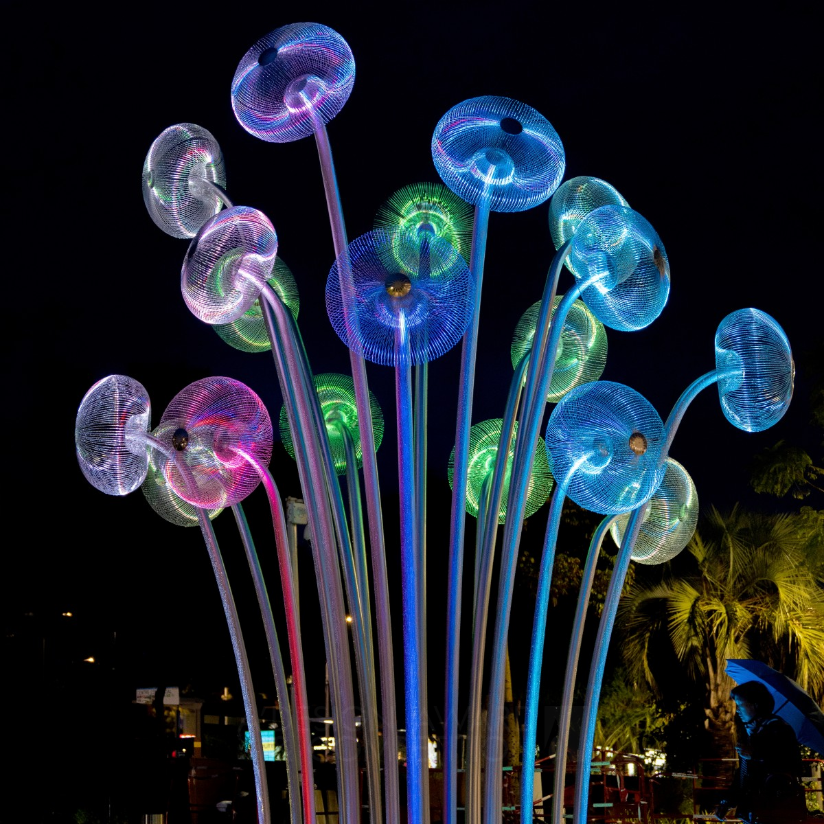 Bubble Forest Public Sculpture by Mirek Struzik Platinum Fine Arts and Art Installation Design Award Winner 2020 