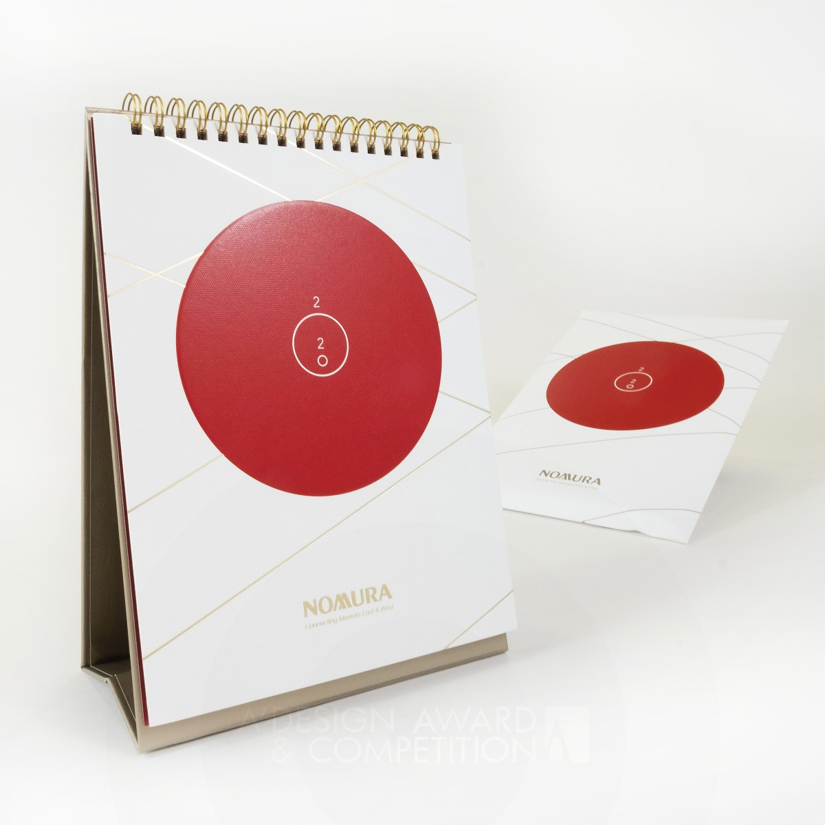 DOT Desktop Calendar by Caxton Chung Bronze Graphics, Illustration and Visual Communication Design Award Winner 2020 