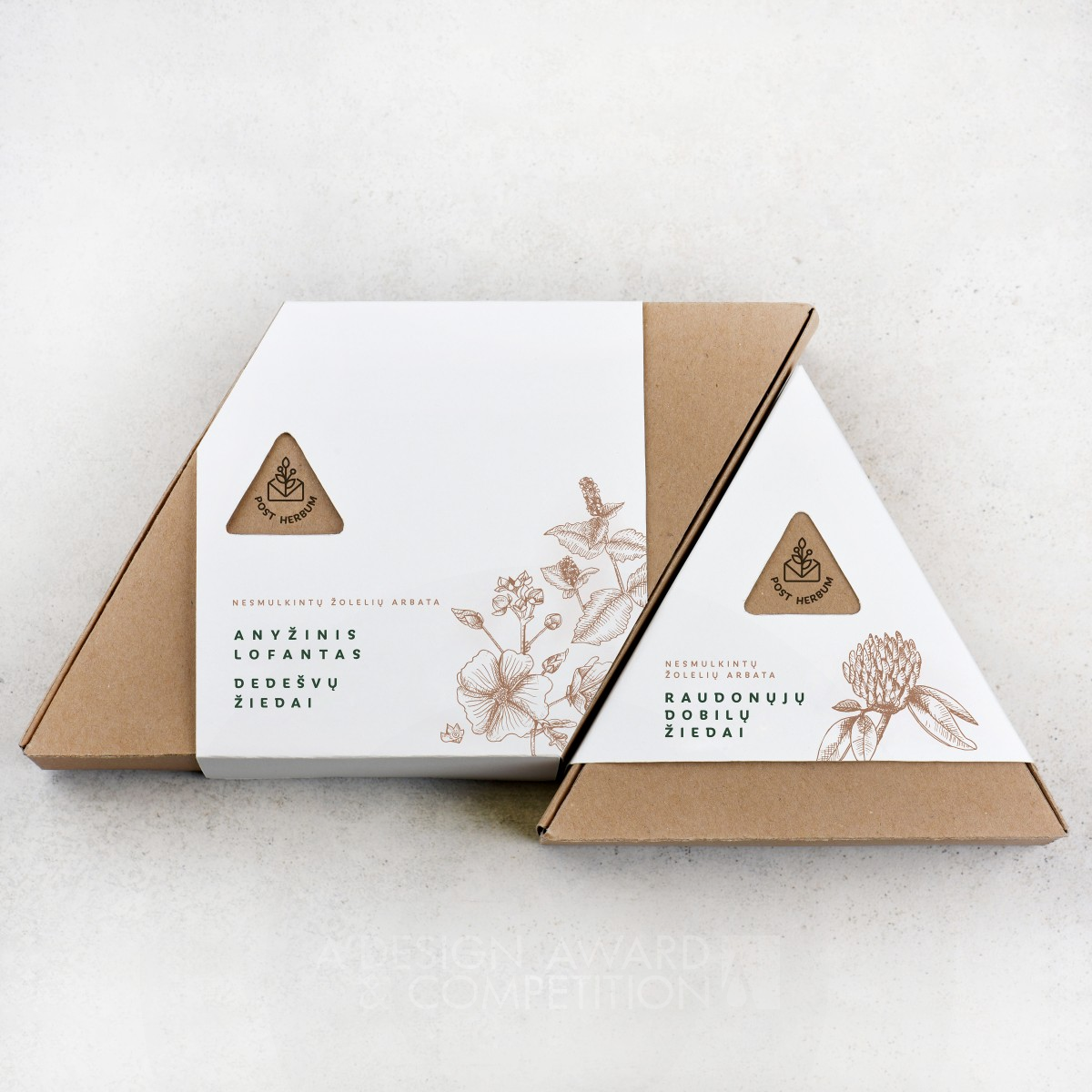 Post Herbum Packaging by Kristina Asvice Bronze Packaging Design Award Winner 2020 