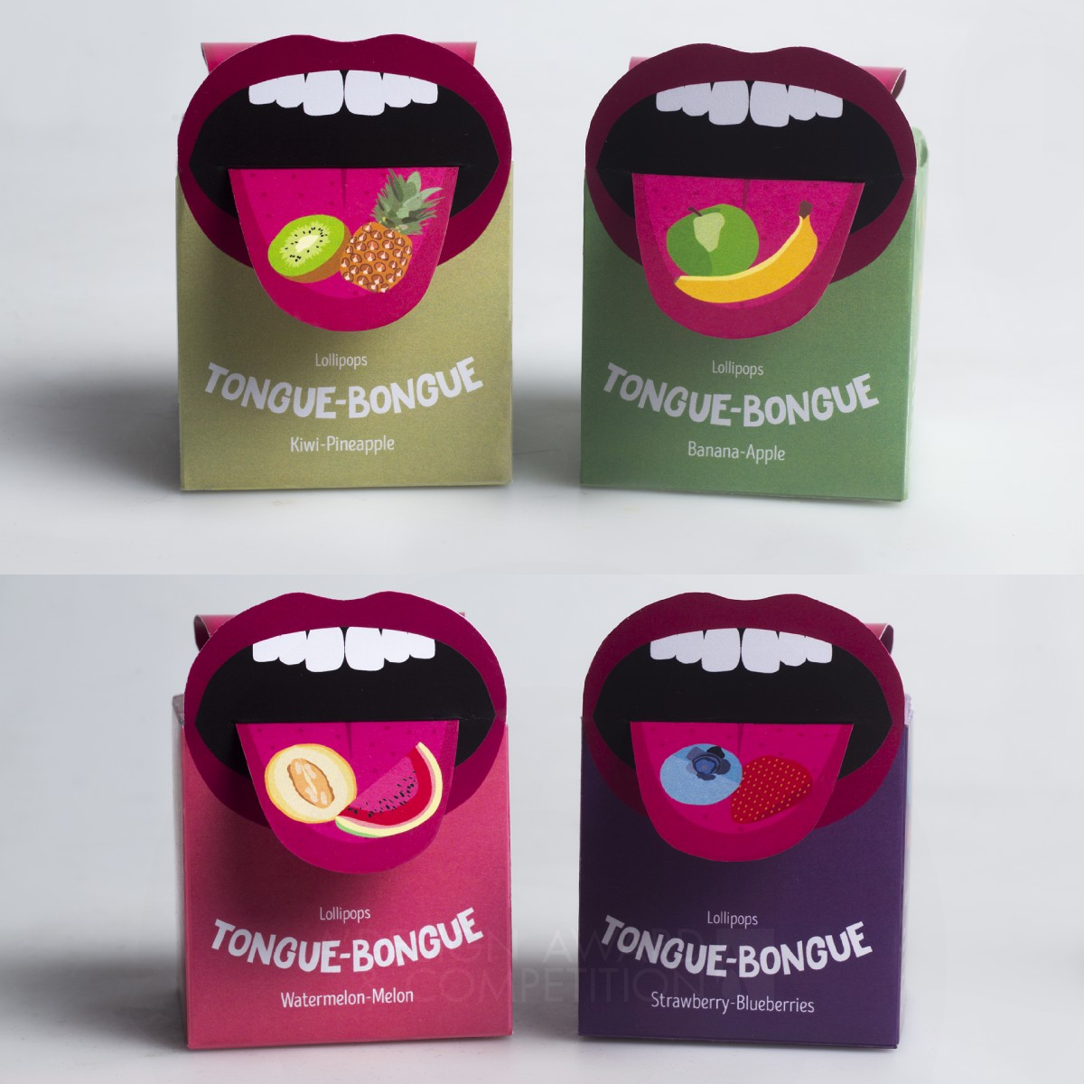 Tongue-Bongue Candy Package by Victoria Ax Bronze Packaging Design Award Winner 2020 