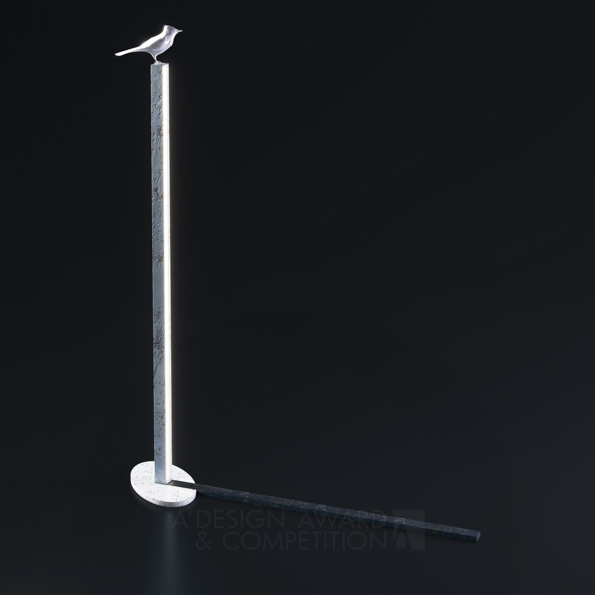 It's Bird Floor Lamp by Oksana Belova Bronze Lighting Products and Fixtures Design Award Winner 2020 