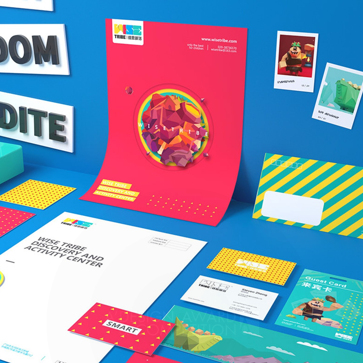 WiseTribe Education Visual Identity by Somethink Brand Silver Graphics, Illustration and Visual Communication Design Award Winner 2020 