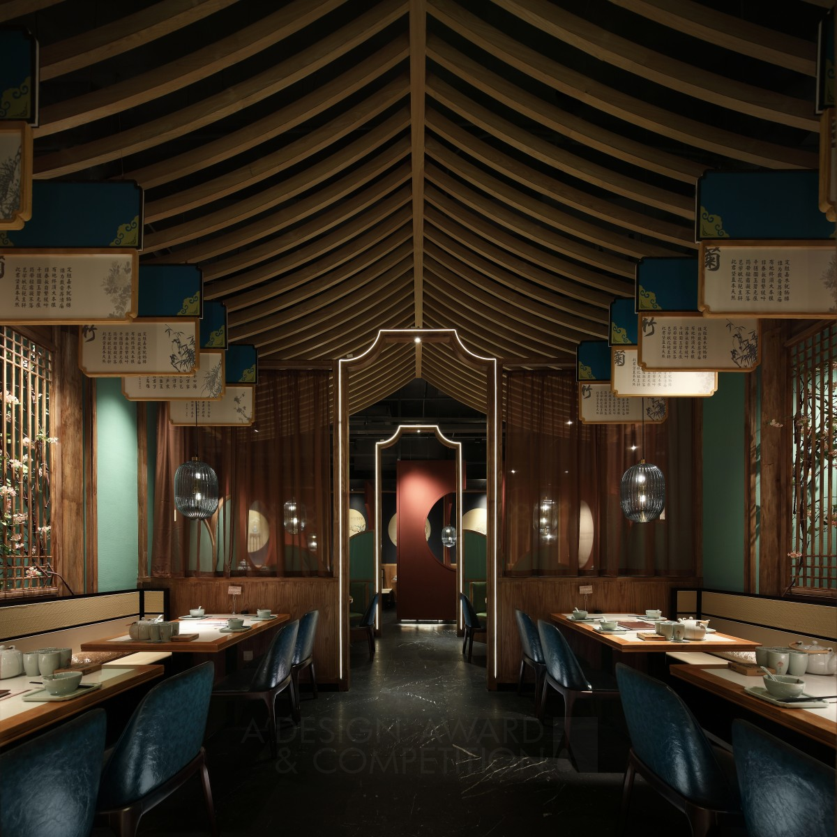 Jinxiu Restaurant by Anfei Ge Silver Interior Space and Exhibition Design Award Winner 2020 