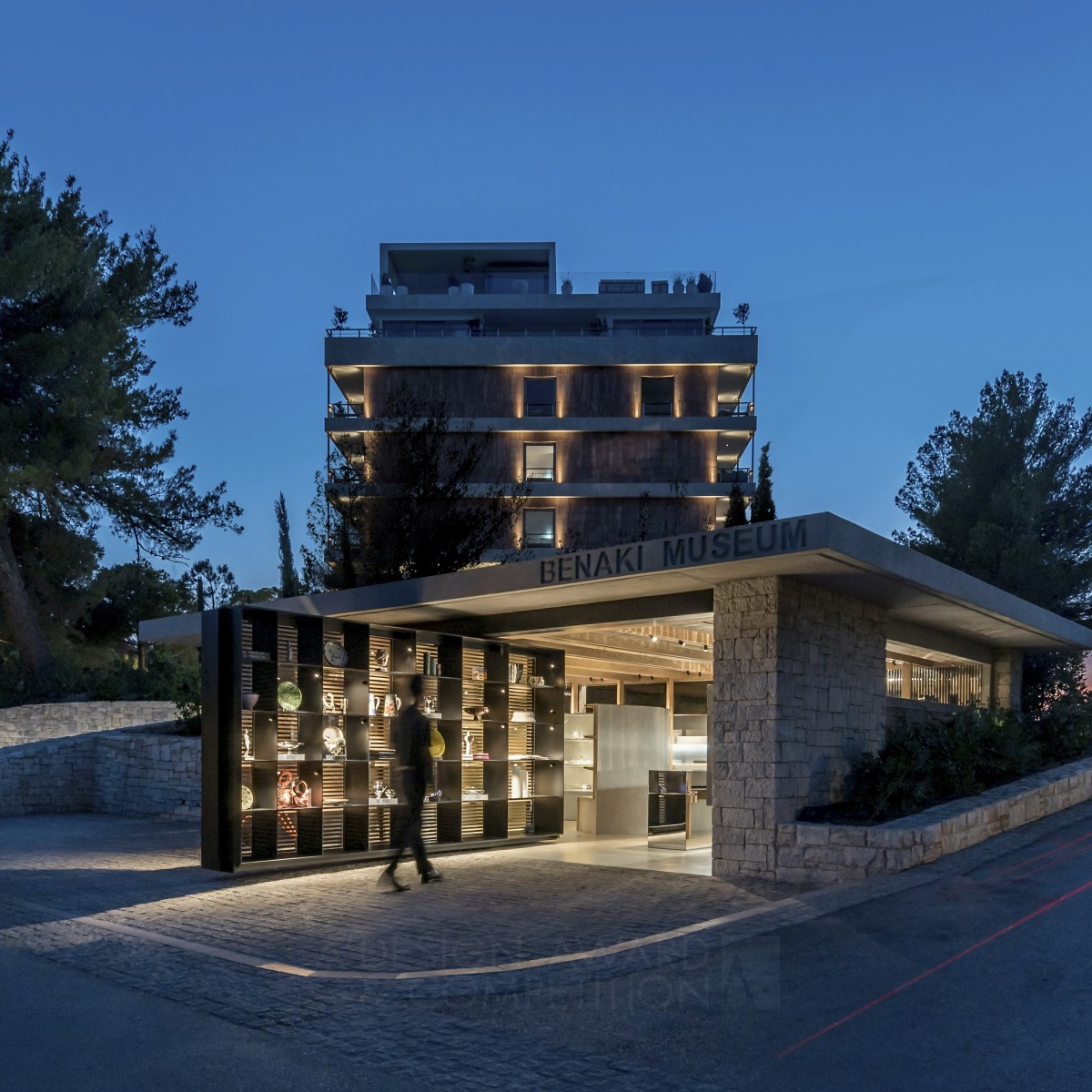 Benaki Museum Pavilion Architectural Lighting by Eleftheria Deko and Associates Silver Lighting Products and Fixtures Design Award Winner 2020 