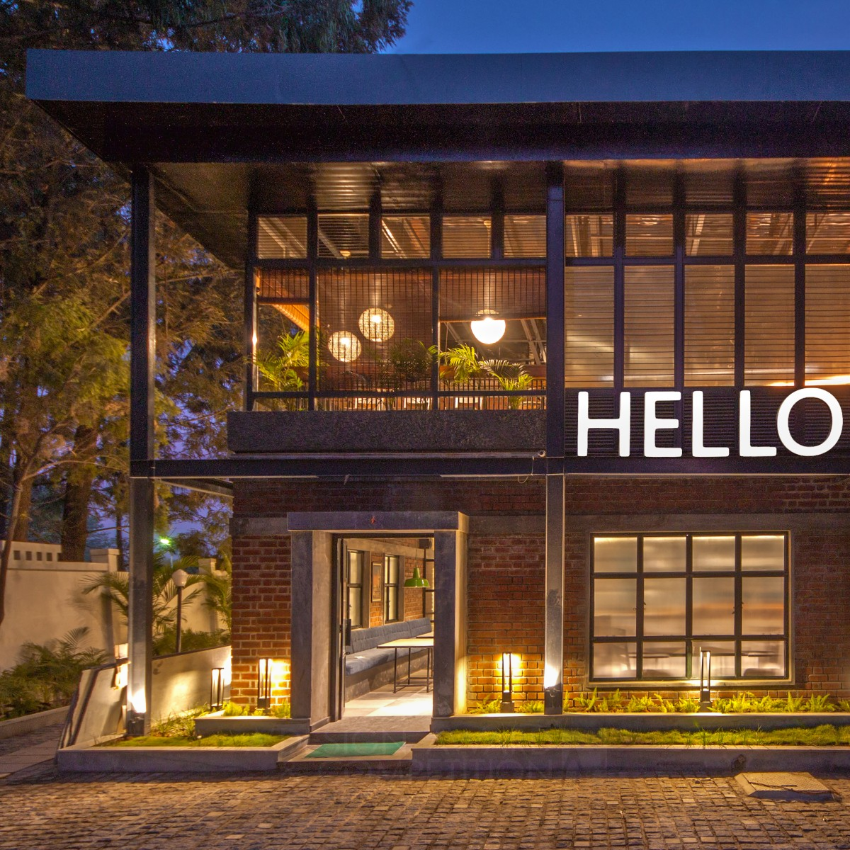 Hello  Pub - Restaurant by Sachid Umesh Iron Architecture, Building and Structure Design Award Winner 2020 