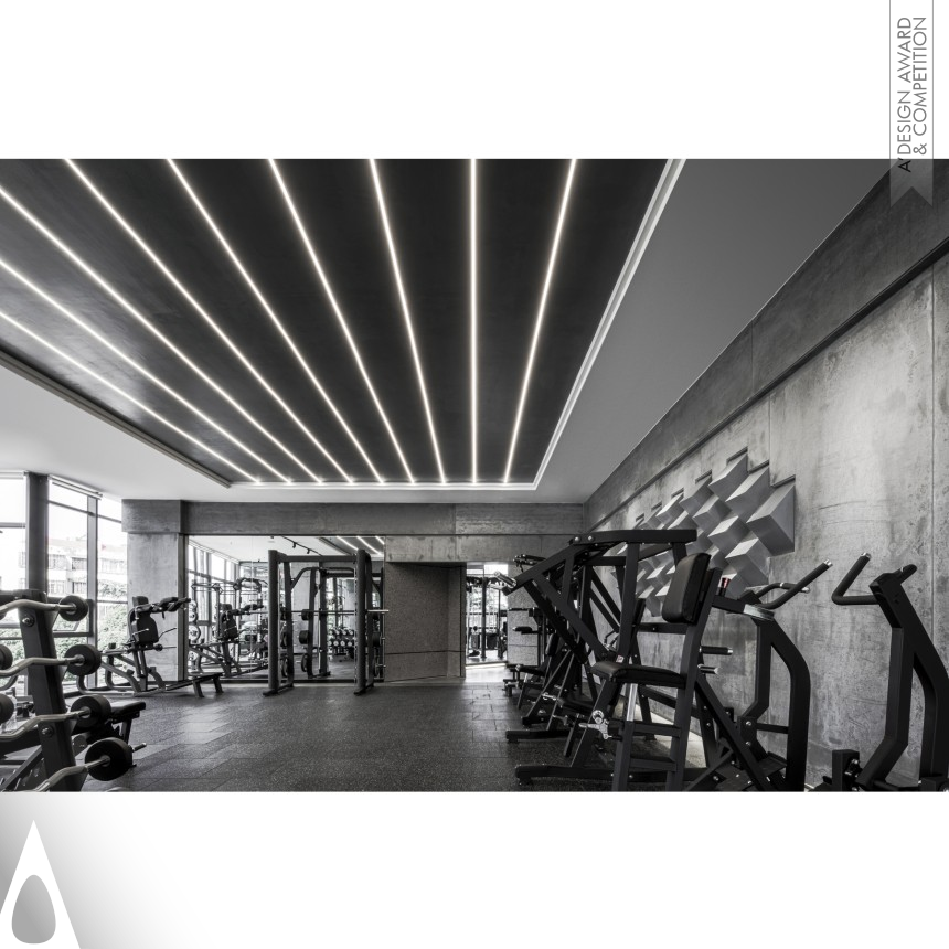 Bronze Interior Space and Exhibition Design Award Winner 2020 X-power Gym Fitness Space 