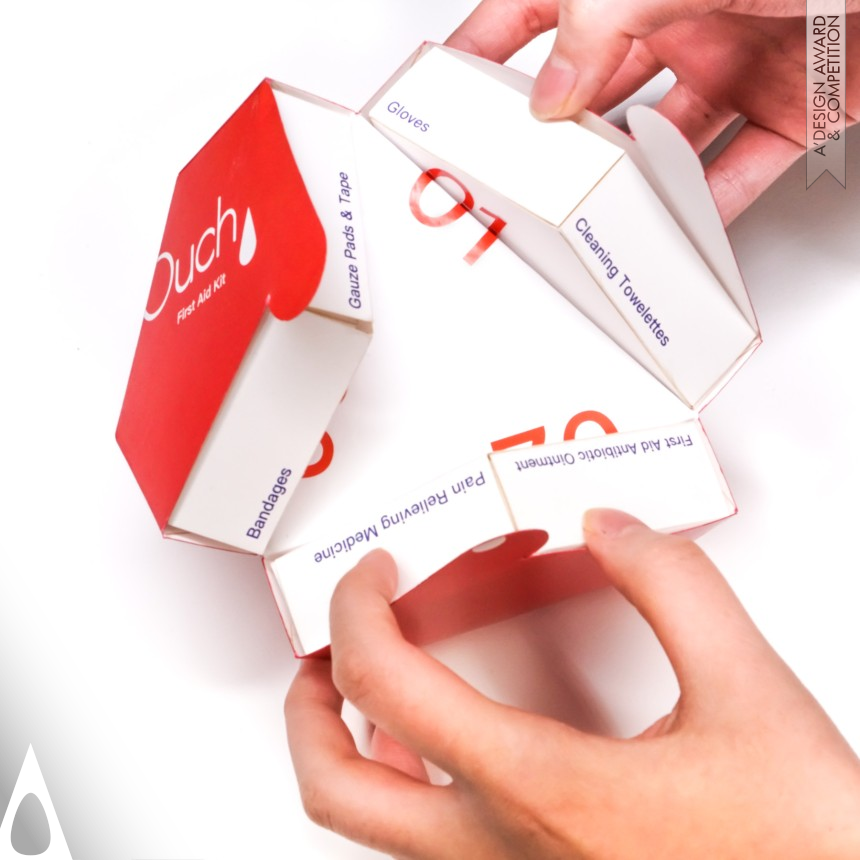 Silver Packaging Design Award Winner 2020 Ouch First Aid Kit 