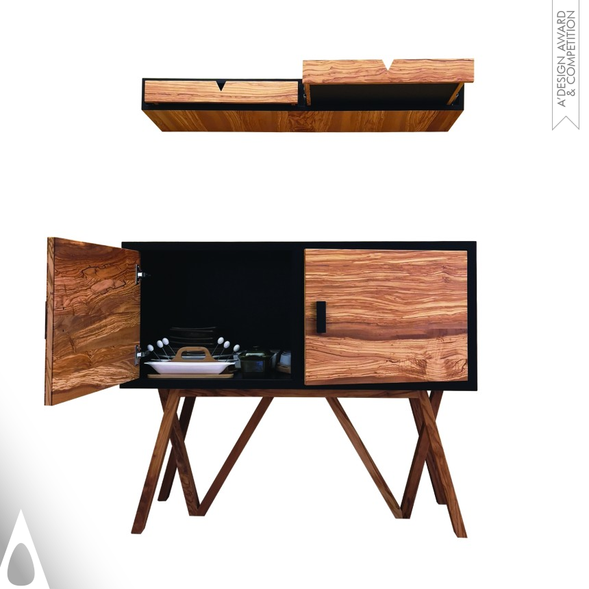 Iron Furniture Design Award Winner 2020 Static Movement Kitchen Sideboard 