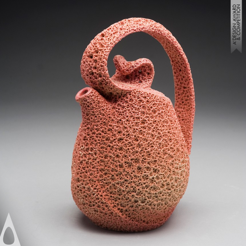 Silver Fine Arts and Art Installation Design Award Winner 2020 Coral Teapot 