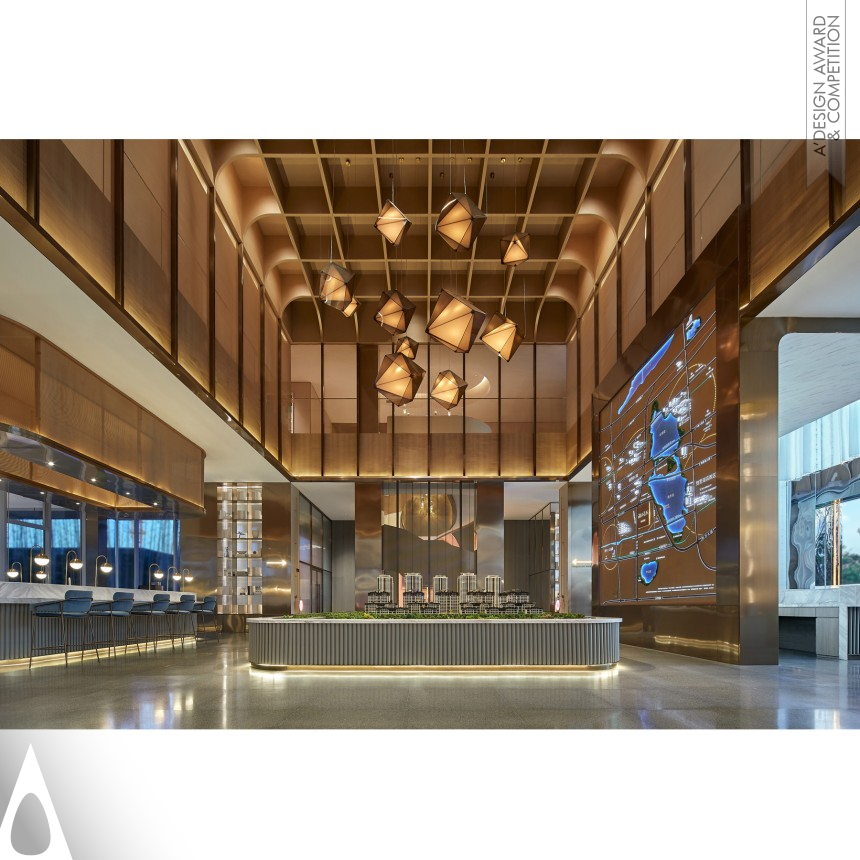 Silver Interior Space and Exhibition Design Award Winner 2020 Longhu Lake SK West Lake Stars The Sales Department 