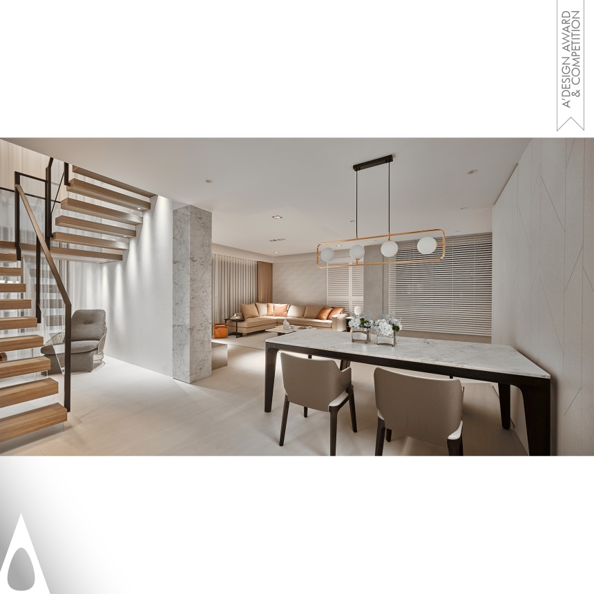 Bronze Interior Space and Exhibition Design Award Winner 2020 Soothing Home Residential Apartment 