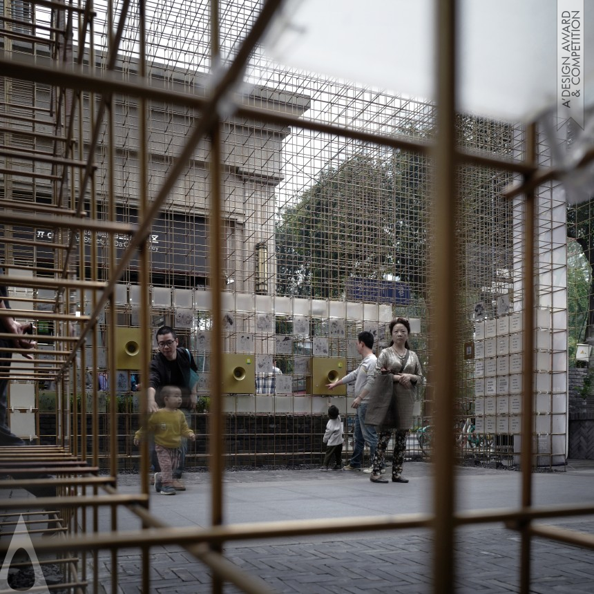 Chengdu Dachuan Lane Art Installation designed by Yingjie Lin and Yuanyuan Zhang