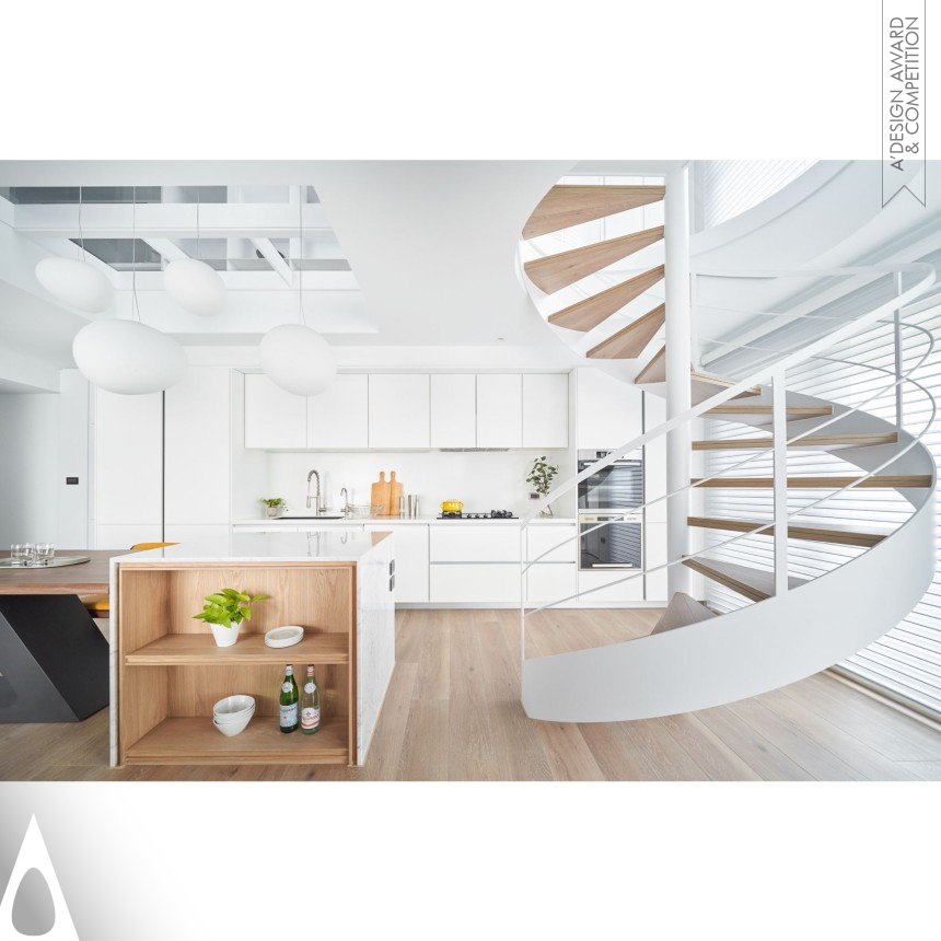 Silver Interior Space and Exhibition Design Award Winner 2020 Cozy White Residential 