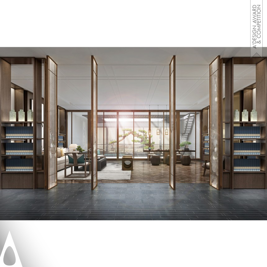 Bronze Interior Space and Exhibition Design Award Winner 2020 Yanan Monsion Residential House 