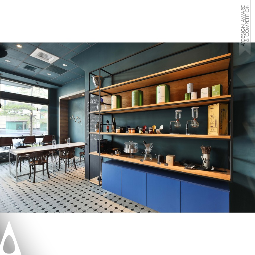 Silver Interior Space and Exhibition Design Award Winner 2020 Lesprit Cafe Restaurant 