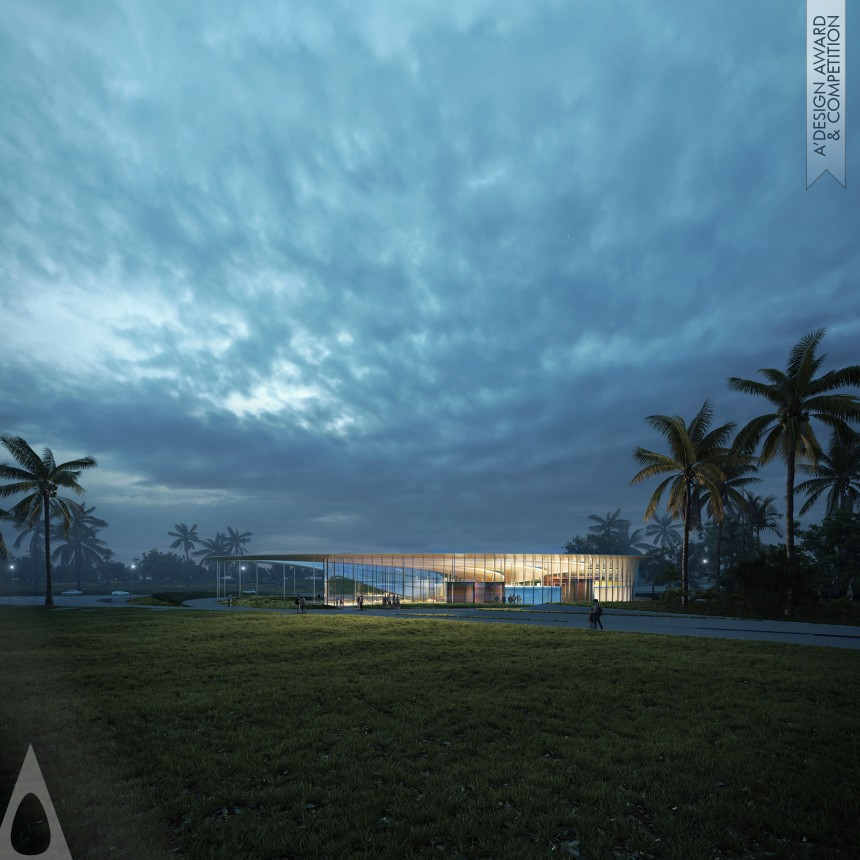 Golden Architecture, Building and Structure Design Award Winner 2020 Haikou West Coast Southern Park Visitor Center 