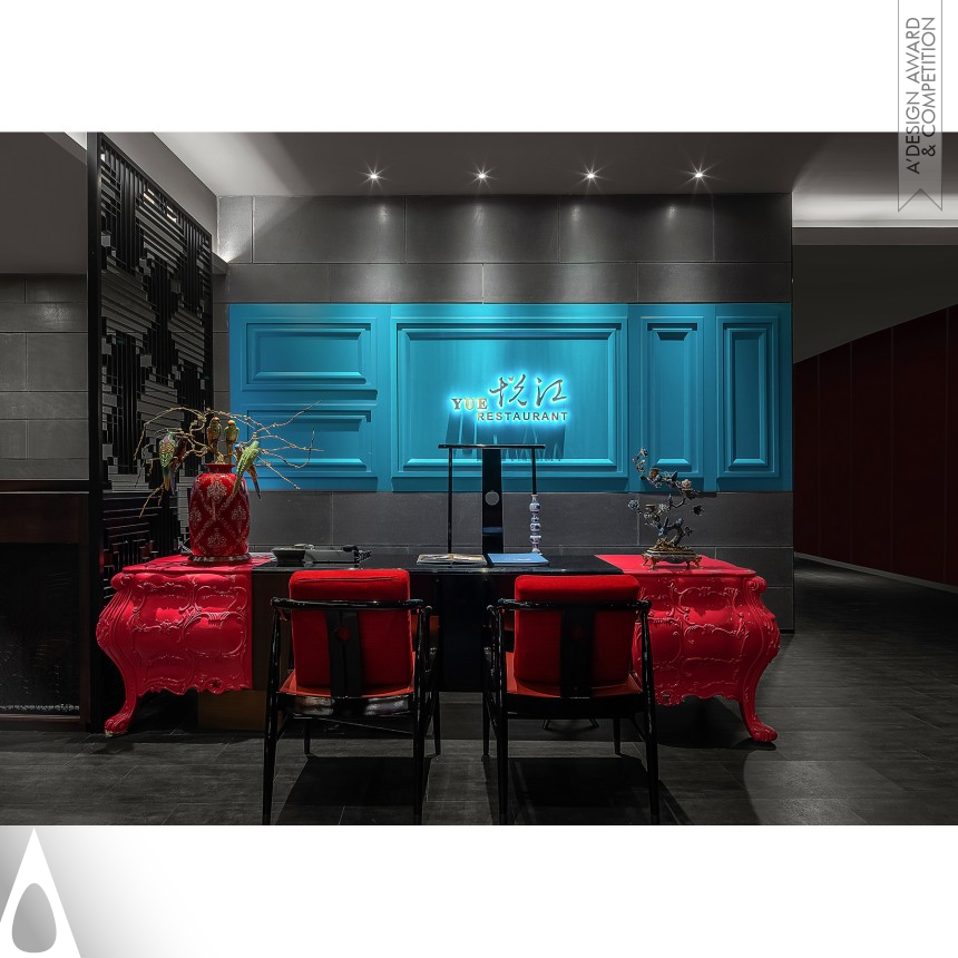 Silver Interior Space and Exhibition Design Award Winner 2020 Yue Restaurant A Restaurant 