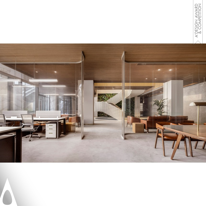 Silver Interior Space and Exhibition Design Award Winner 2020 Fintech Office Office Space 