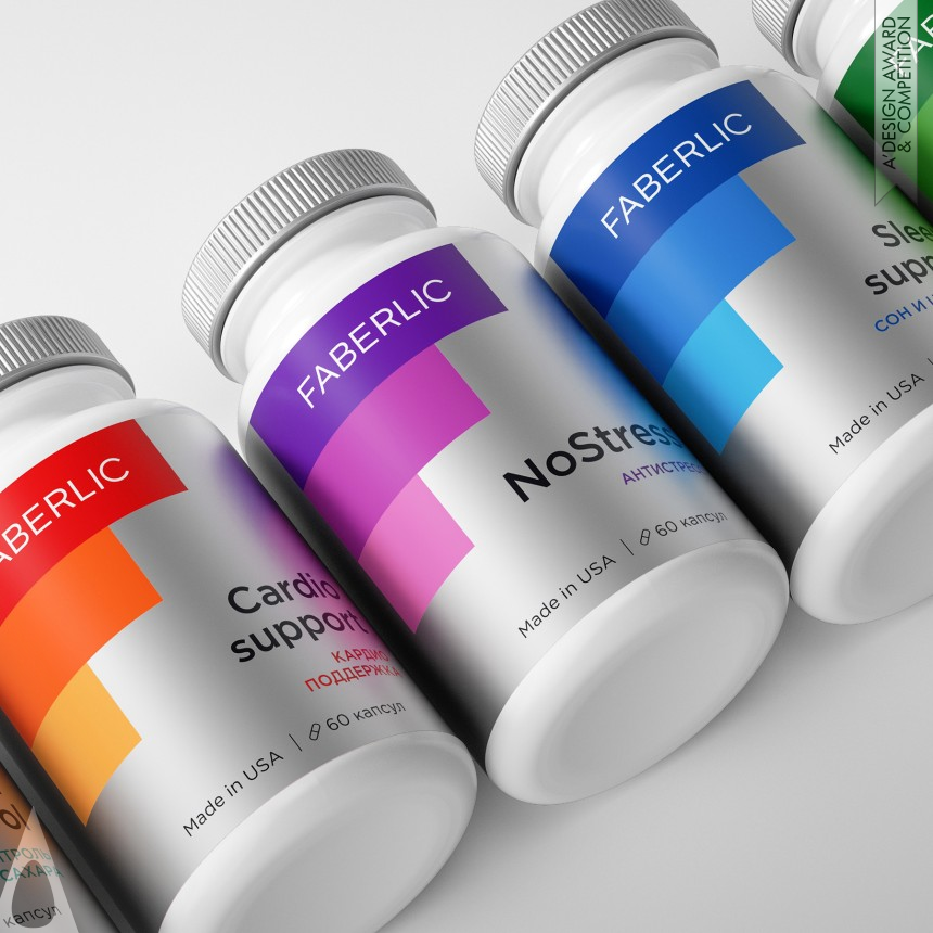 Faberlic Supplements - Silver Packaging Design Award Winner