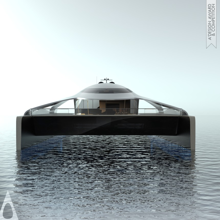 Iron Yacht and Marine Vessels Design Award Winner 2020 Migma Hydrogen Powered Catamaran 