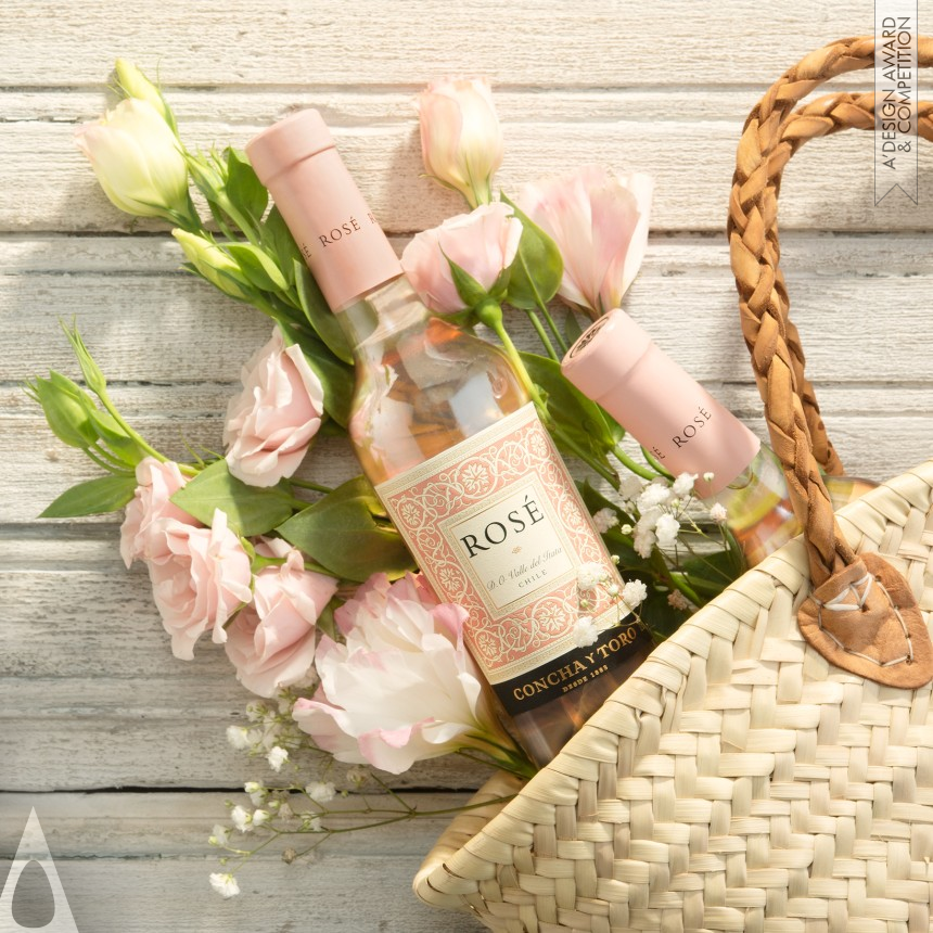 Bronze Packaging Design Award Winner 2020 Rosé Wine Packaging 