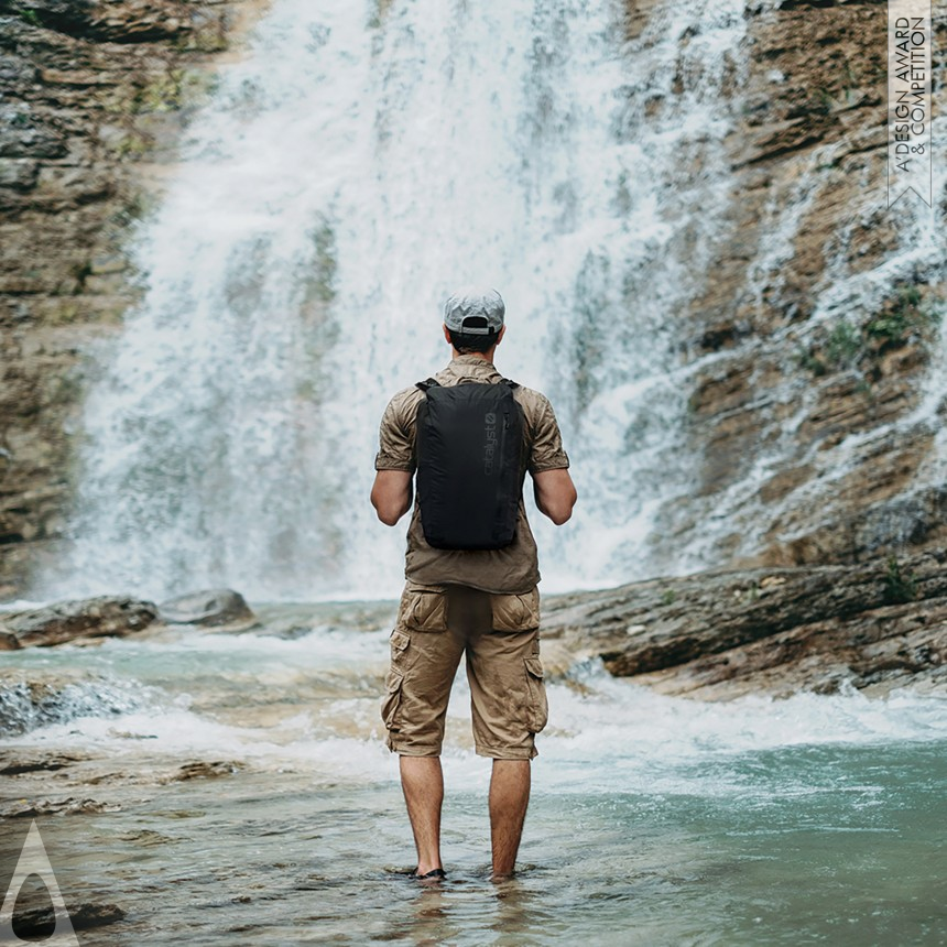 Joshua Wright's Waterproof 20L Backpack Foldable water resistant bag