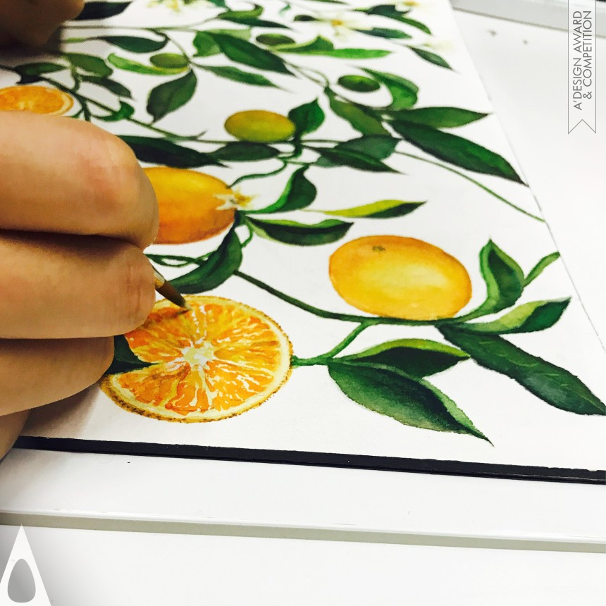 Bronze Packaging Design Award Winner 2020 Winter Navel Orange Package 