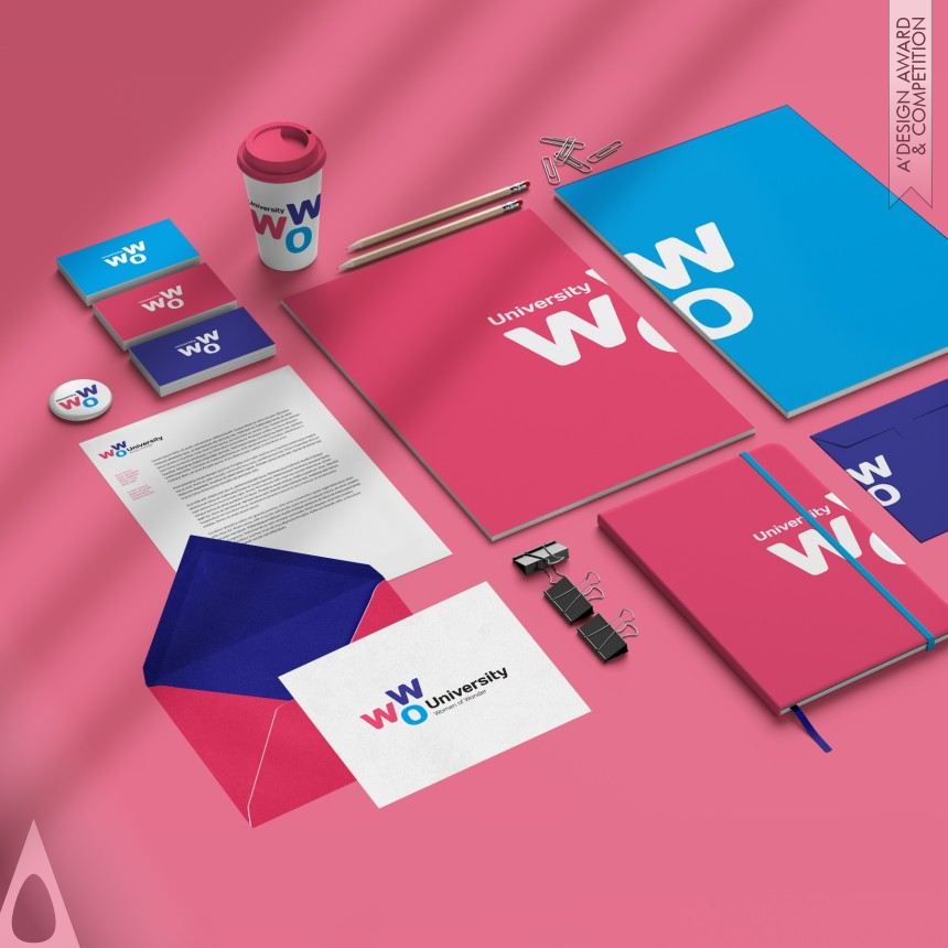 Bronze Graphics, Illustration and Visual Communication Design Award Winner 2020 Women of Wonder University Brand Identity 