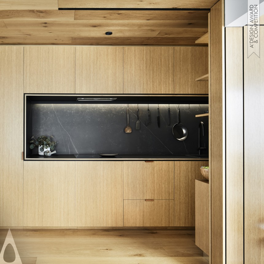 Bronze Interior Space and Exhibition Design Award Winner 2020 Type St Small Living Apartment Design 