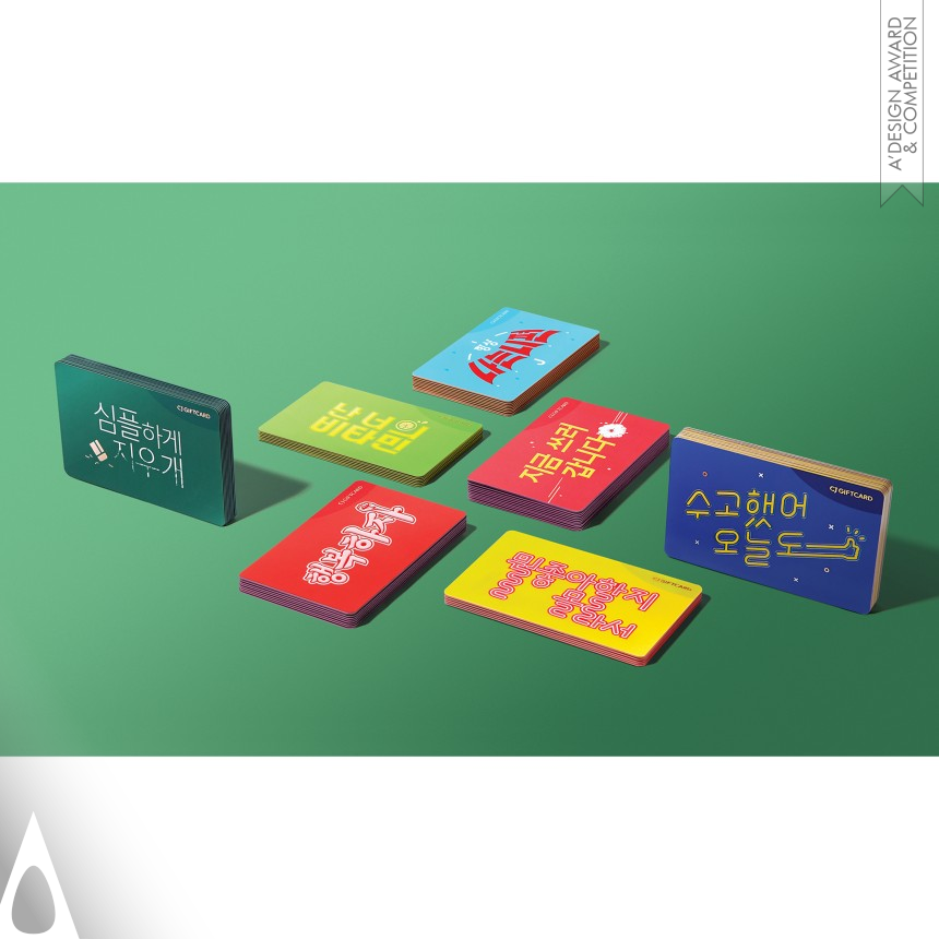 Iron Giftware Design Award Winner 2020 2030 Messaging Gift Card of CJ 