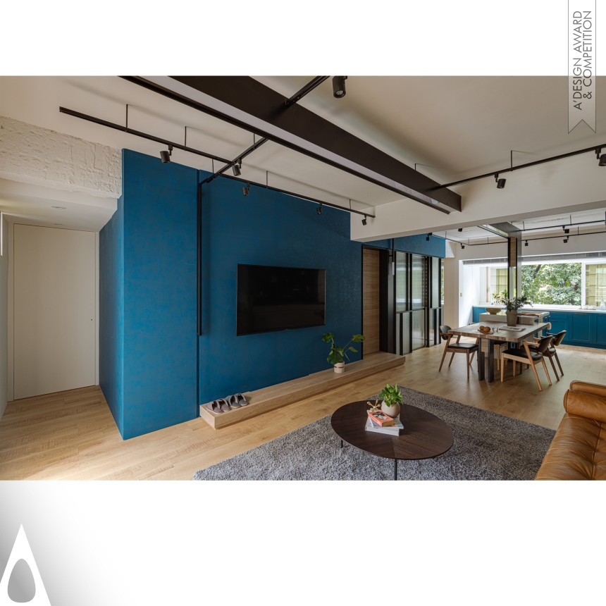 Bronze Interior Space and Exhibition Design Award Winner 2020 Modern Blues Residential Interior Design  