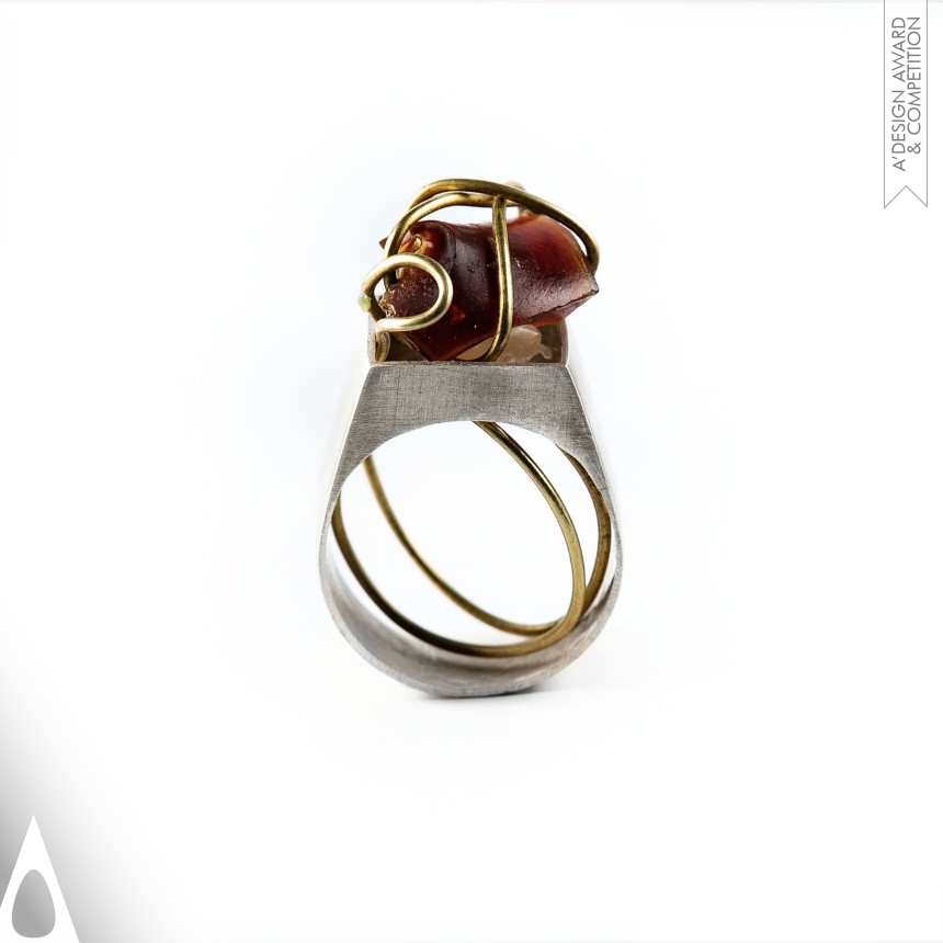 Code Ring - Golden Jewelry Design Award Winner