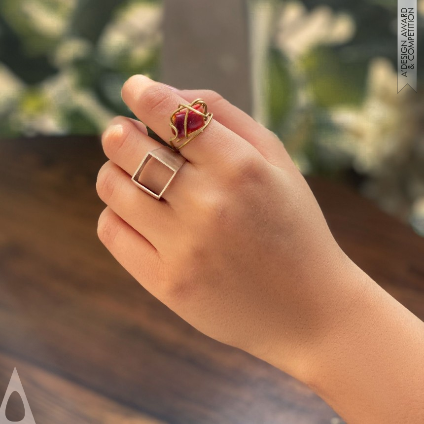 Salomeh Sorouri and Salvi Samiei Kashi's Code Ring Jewelry