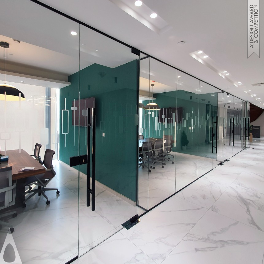 Bronze Interior Space and Exhibition Design Award Winner 2020 Equiti Offices 