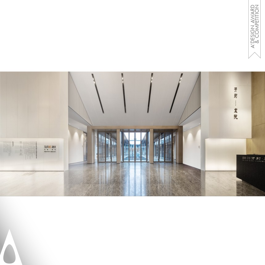 Silver Interior Space and Exhibition Design Award Winner 2020 Neo-Oriental Art Sales Center 