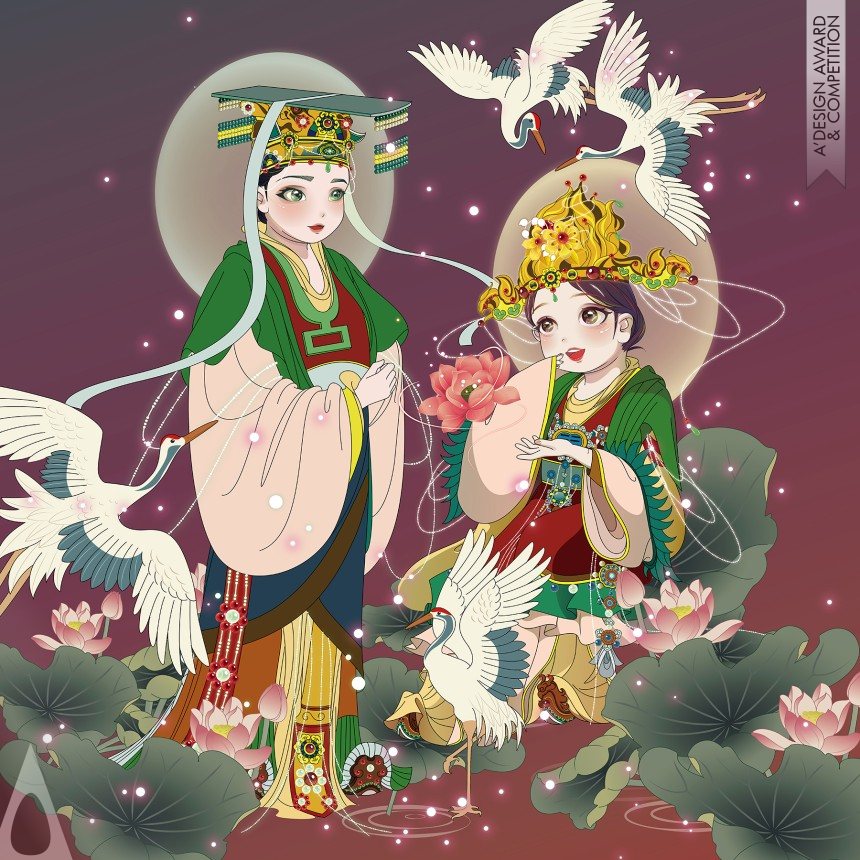 Wang Yumeng and Huo Kai's Yongle Palace Myth Illustration