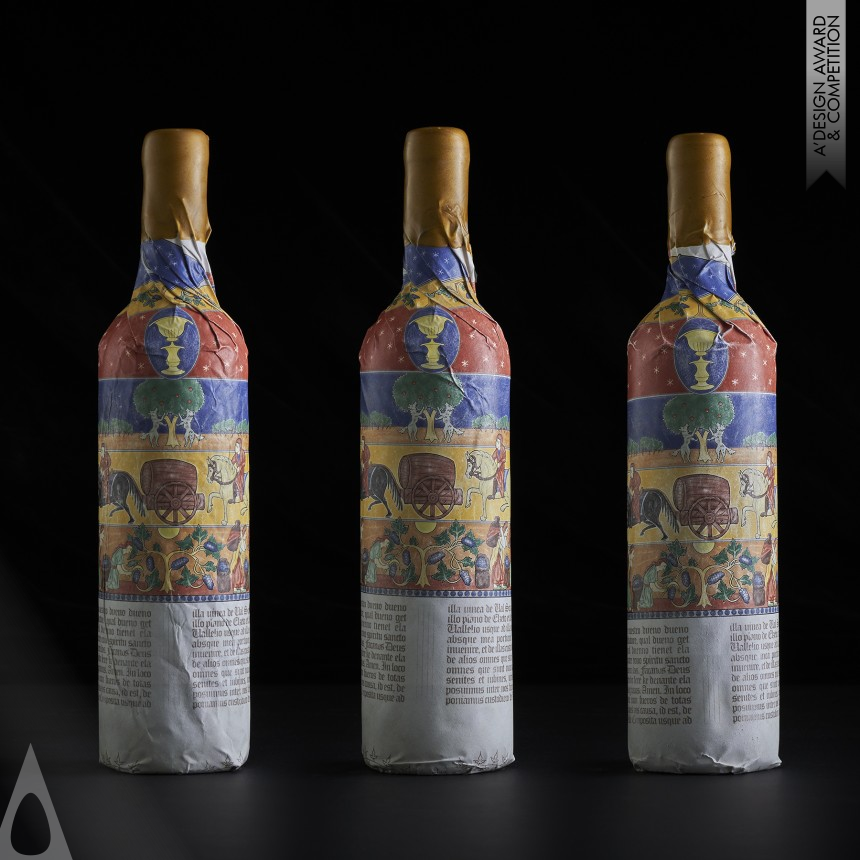 Golden Packaging Design Award Winner 2020 Codice Wine Bottle 